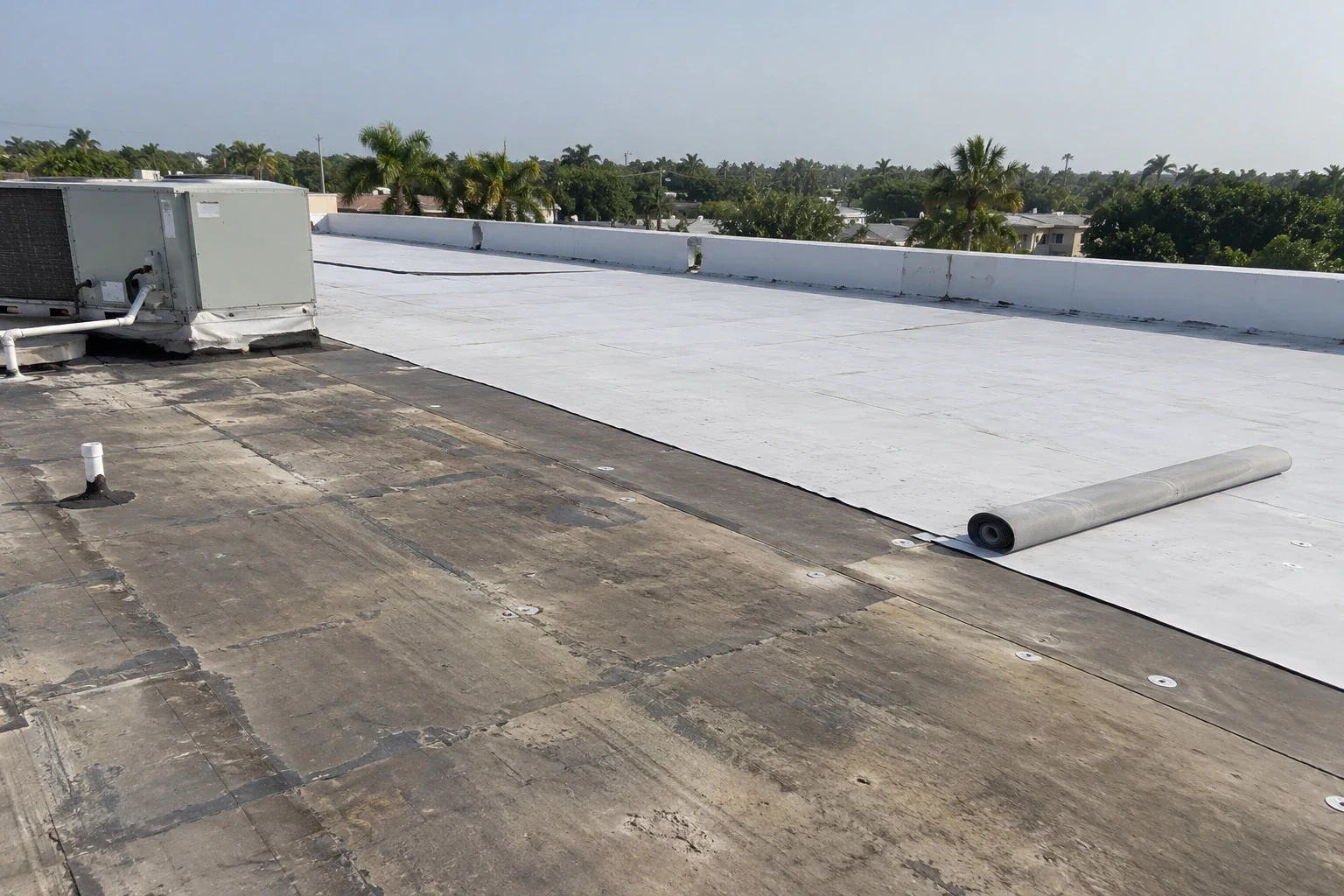 Commercial Roof Recover in Plantation, FL Commercial Roof Recover in Plantation, FL